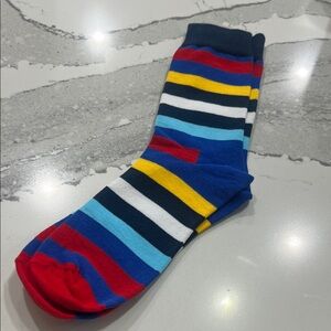 Colorful Striped Men's Socks